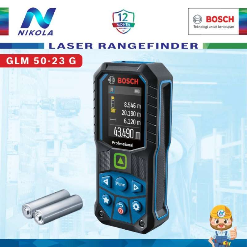 Jual BOSCH GLM 50-23 G PROFESSIONAL LASER MEASURE GLM 50 23 G di Seller ...