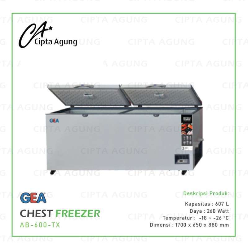 Jual CHEST FREEZER 600 L GEA AB600TX FREEZER BOX AB 600 TX AB600TX [BDG] di Seller Cipta