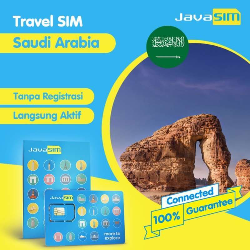 Jual SIM Card Saudi Arabia Unlimited