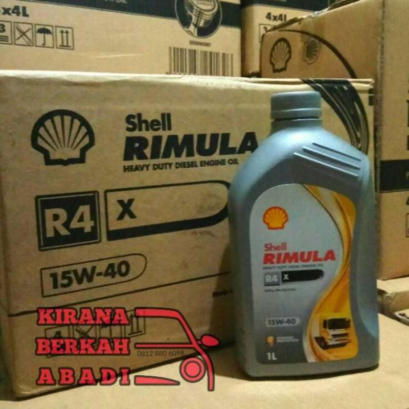 Promo SHELL RIMULA 4X 15W40 LITER Diskon 50% di Seller Seaesaw - Kedoya ...
