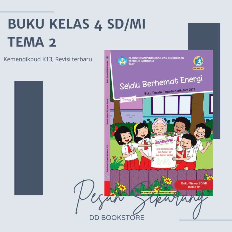 Jual Buku Tematik Kelas 4 Sd /mi Tema 1 2 3 4 5 6 7 8 9 , Pai Dikbud ...
