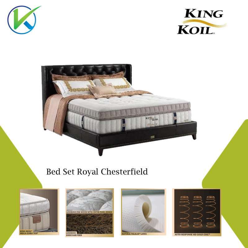 Jual Bed Set King Koil Royal Chesterfield Springbed King Koil