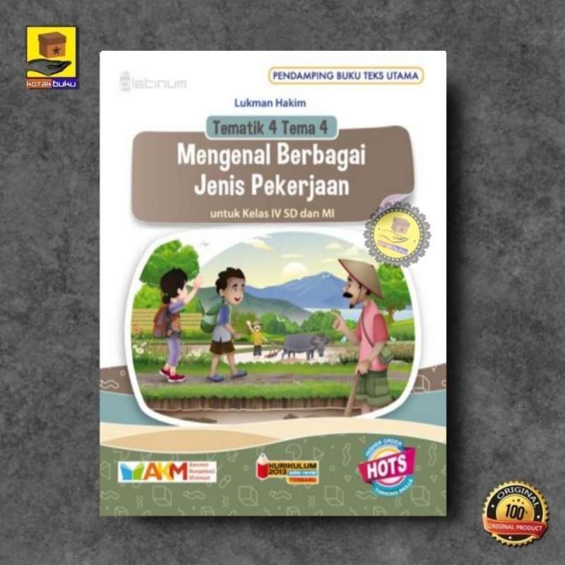 Jual BUKU TEMATIK SD KELAS 4 TEMA 1 2 3 4 5 6 7 8 9 AKM - HOTS PLATINUM ...