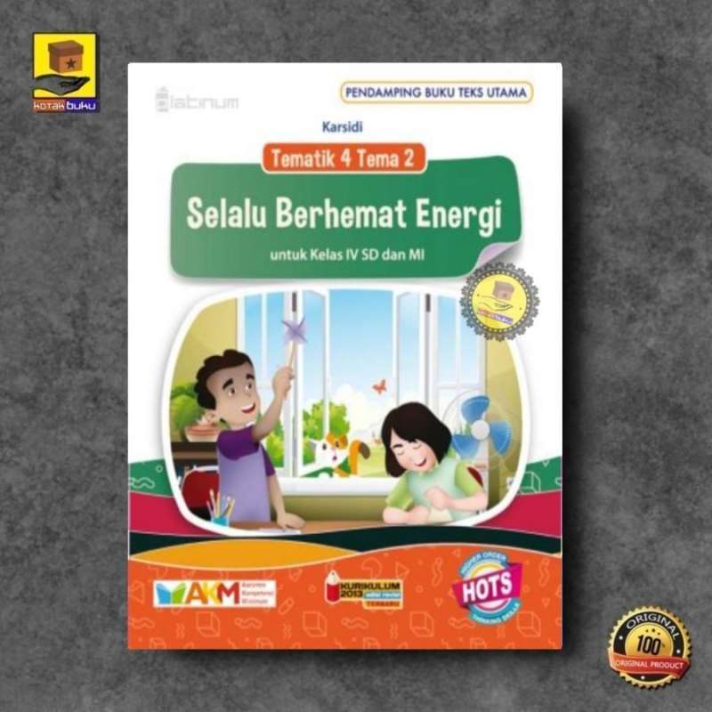 Jual BUKU TEMATIK SD KELAS 4 TEMA 1 2 3 4 5 6 7 8 9 AKM - HOTS PLATINUM ...