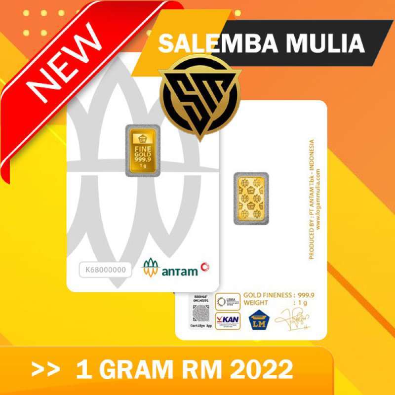 Jual Emas Antam 1 Gram Logam Mulia Red Mark Sertifikat LM Terbaru