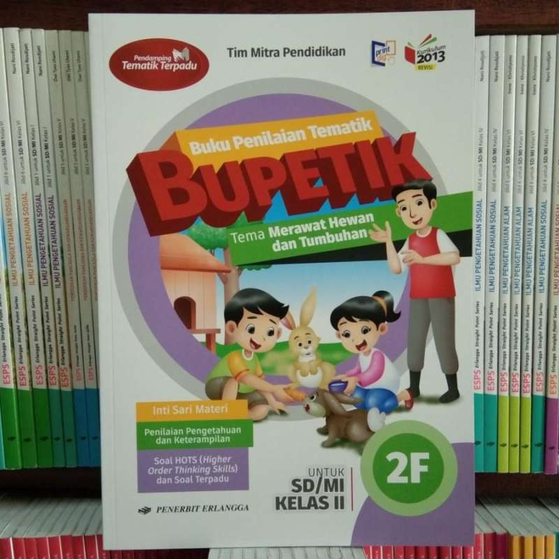 Jual Bupetik 2F SD kelas 2 semester 2. Buku pendamping tematik di ...
