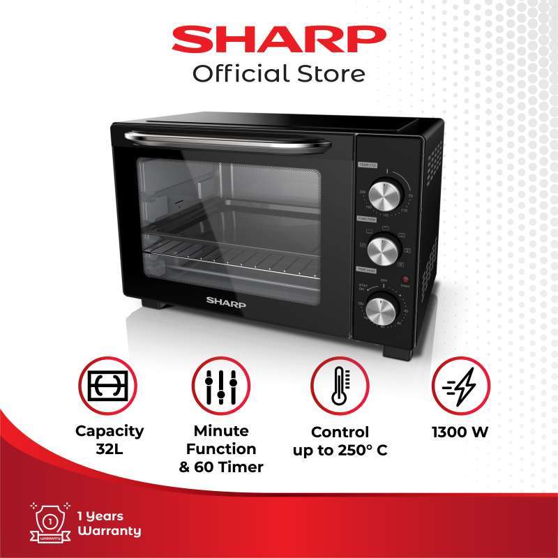 Jual Sharp Eo32bk Electric Oven 1300 Watt [32 L] Di Seller Sharp
