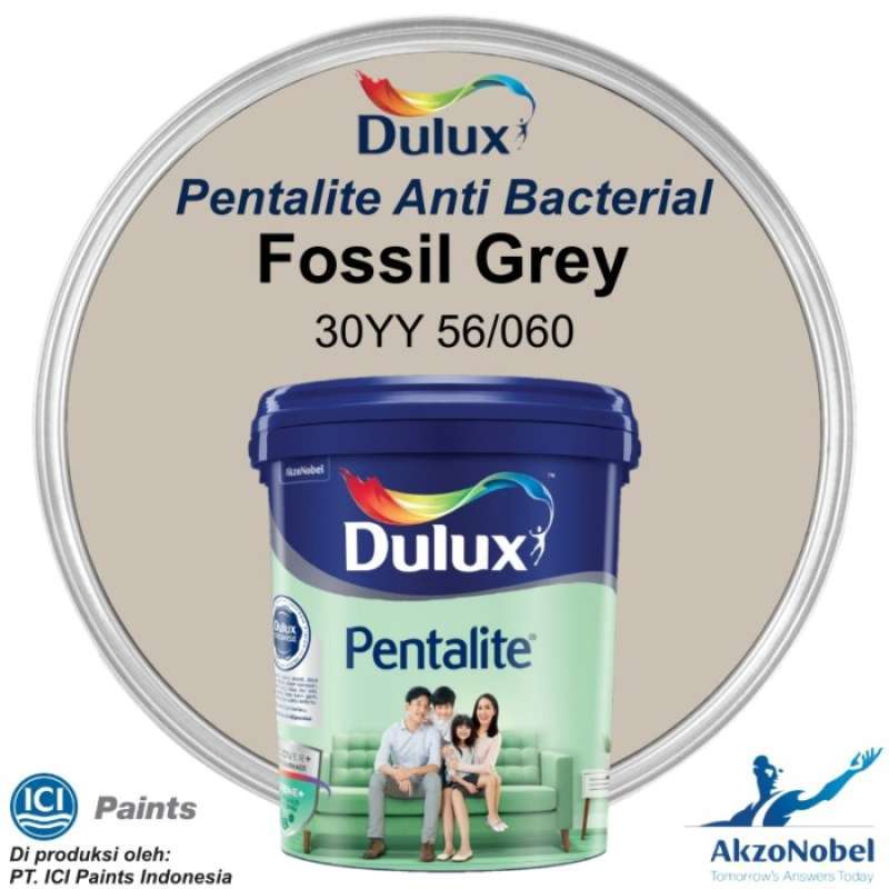 Jual Cat Dulux Pentalite 2.5 Lt - Fossil Grey 30yy 56/060 Di Seller ...