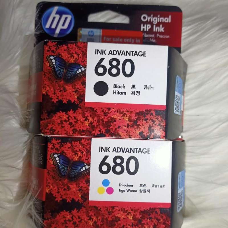 Jual Tinta hp 680 black & color original di Seller Barca toner Kota Jakarta Selatan, DKI