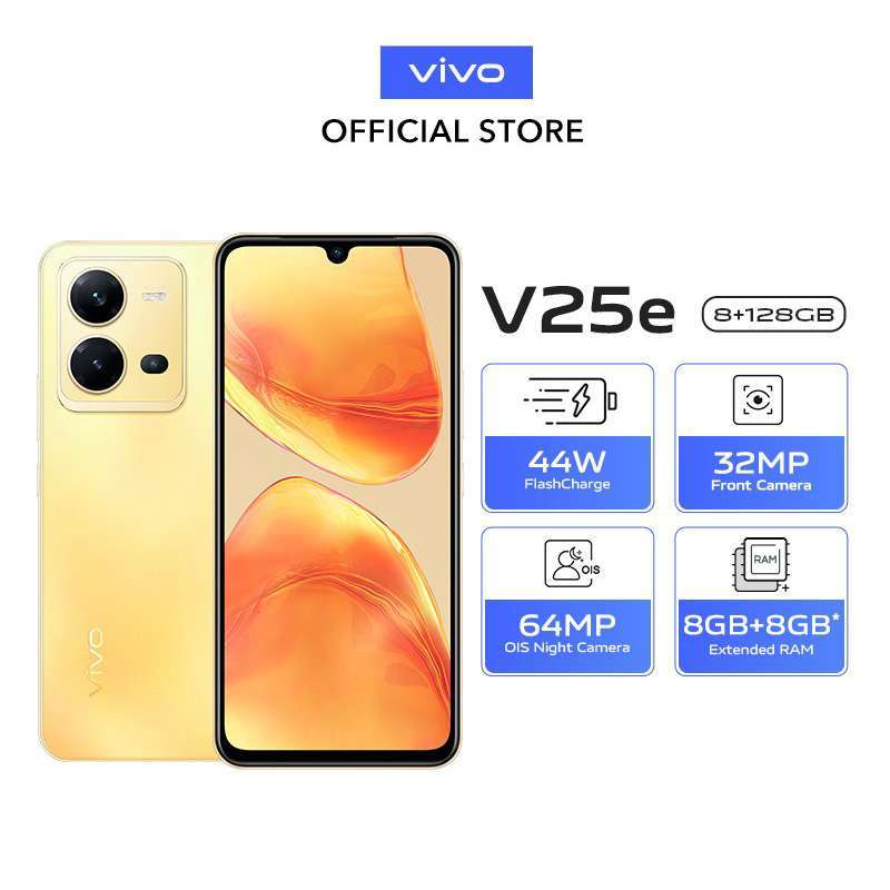 Jual vivo V25e (8/128) - [8GB+8GB Extended RAM | 128GB+1TB Memory ...