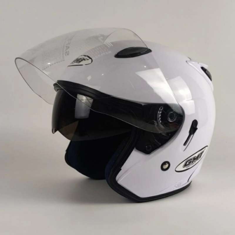 Promo HELM HALF FACE GMT/HELM DOUBLE VISOR/HELM MOTOR SNI/HELM MURAH