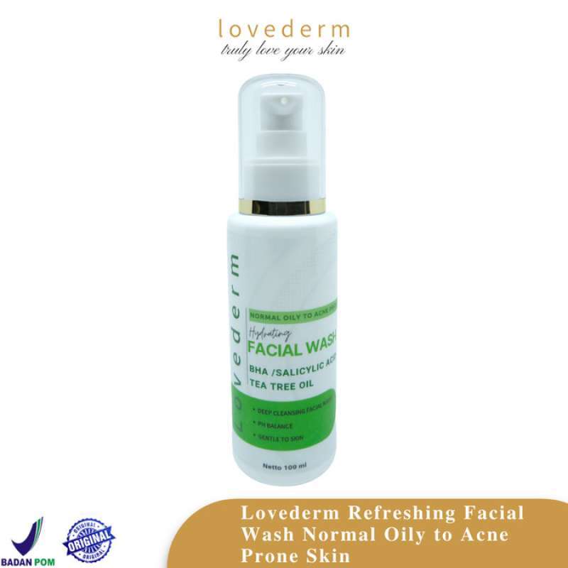 Jual Lovederm Refreshing Facial Wash Normal Oily To Acne Prone Skin