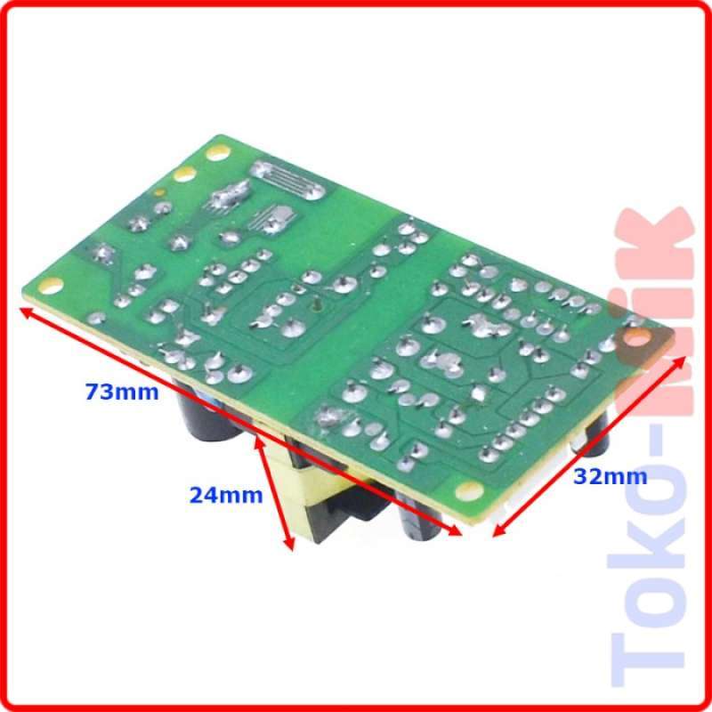 Promo Adaptor Power Supply Pcb Modul Dual Output Dc 5v 12v Input Ac
