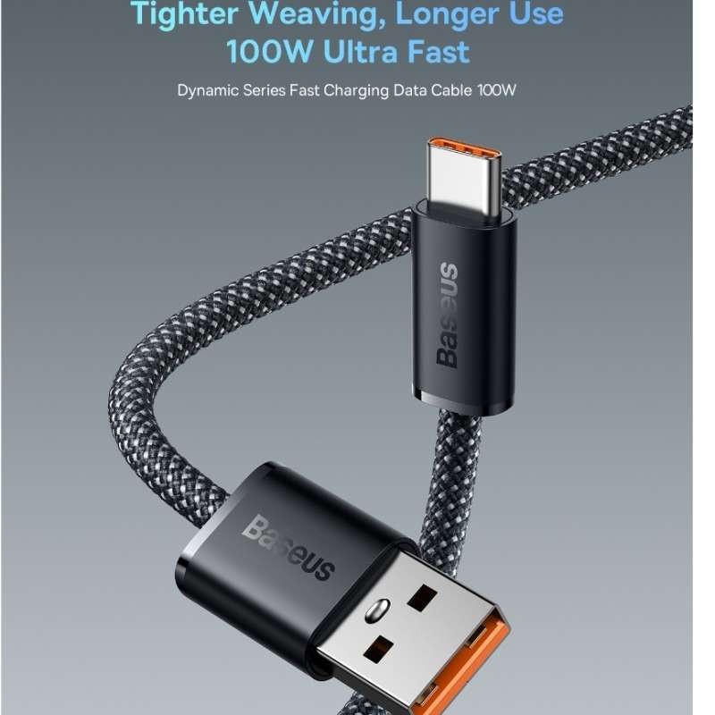Jual BASEUS CABLE DATA FAST CHARGING USB TO TYPE C / TYPE C TO C 100 W ...