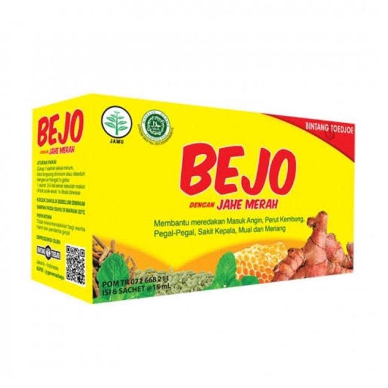 Promo BINTANG TOEDJOE Bejo Jahe Merah Obat Kesehatan [12 Sachet] di