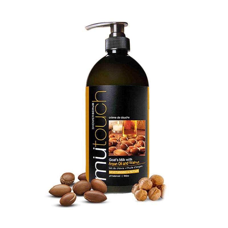 Mutouch Promo Mutouch Goat's Milk With Argan Oil And Walnut Shower Scrub 940 Ml ...