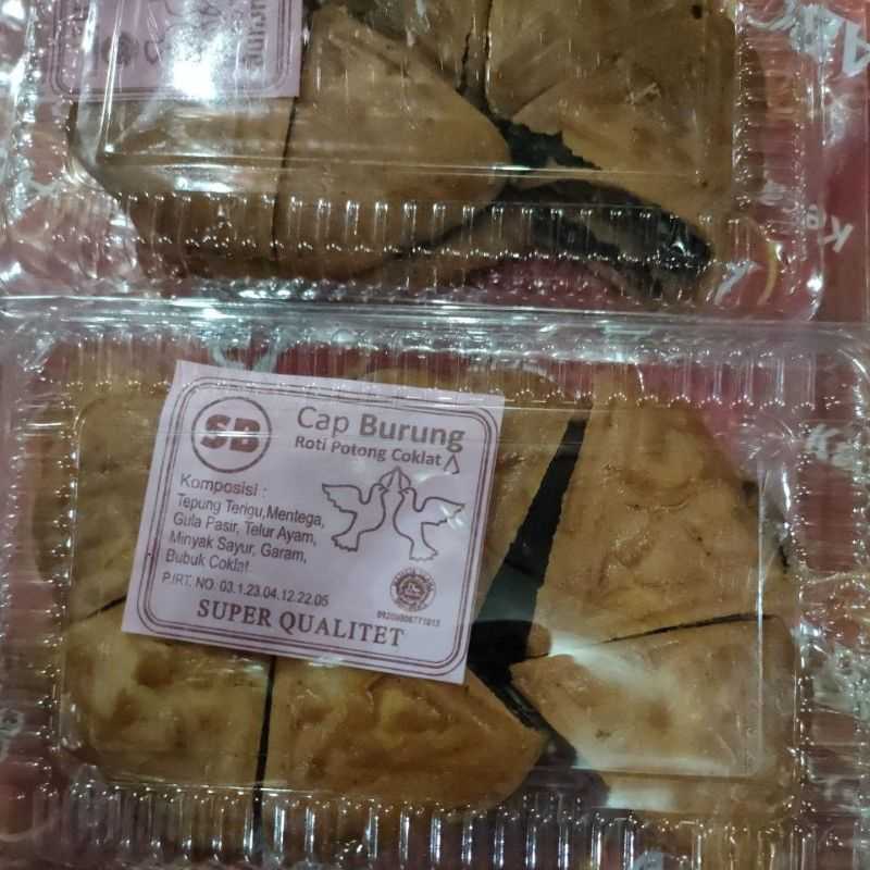Jual roti potong kue potong kue jadul rasa coklat isi 12 - Segitiga di ...