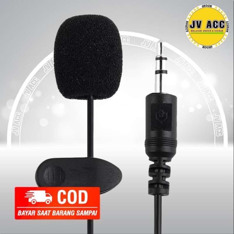 Jual MIC CLIP ON YOUTUBER PANJANG 2M 3.5MM VLOGGER di Seller TOKO SI