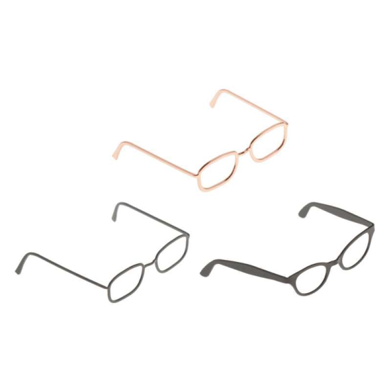 Promo 3Pairs of 1/6 Scale Action Figure Glasses Suit for 12inch Hot