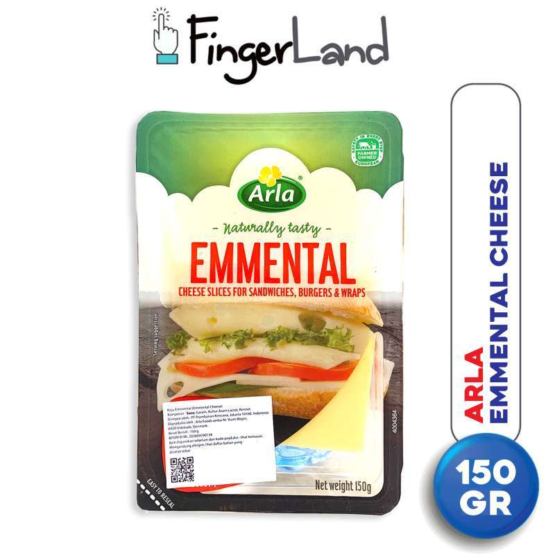 Jual Arla Emmental Cheese 150 Gram Keju Emmental Slice Di Seller