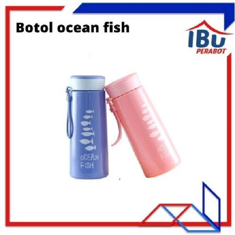 Botol Fish Jual Botol Kaca Ocean Fish / Botol Minum Viral Di Seller Ibuperabot ...