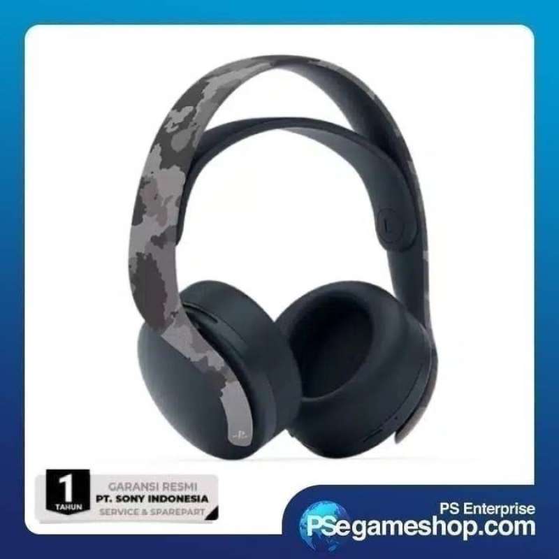 Jual PlayStation PULSE 3D Wireless Headset Gray Camouflage di Seller PS