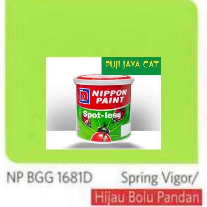 Jual Nippon Spotless Hijau Bolu pandan / Spring Vigor 1681D 2,5liter di ...