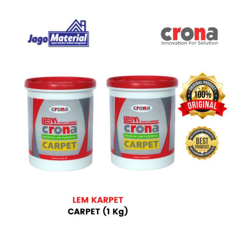 Jual Lem Karpet Crona 1kg Di Seller Jagomaterial Official Store