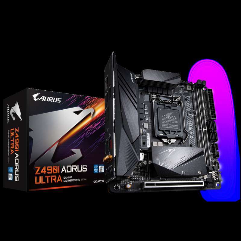 Promo Gigabyte Motherboard Z490I AORUS ULTRA MiniITX LGA1200 2 x DDR4 Diskon 10 di Seller