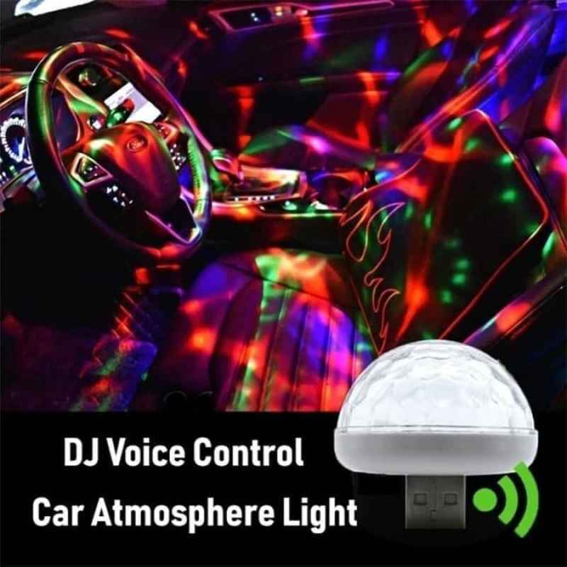 Jual LAMPU LED RGB DISCO COLOK USB LAMPU KABIN MOBIL INTERIOR DISCO LAMP di Seller HADZAL.CO
