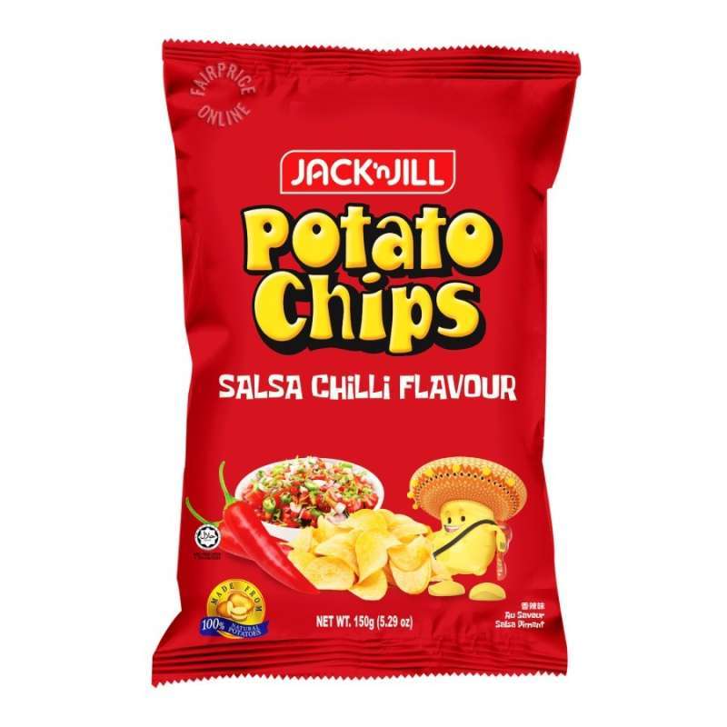 Jual Jack 'n Jill Potato Chips Salsa Chilli 150g Di Seller Babakiwi