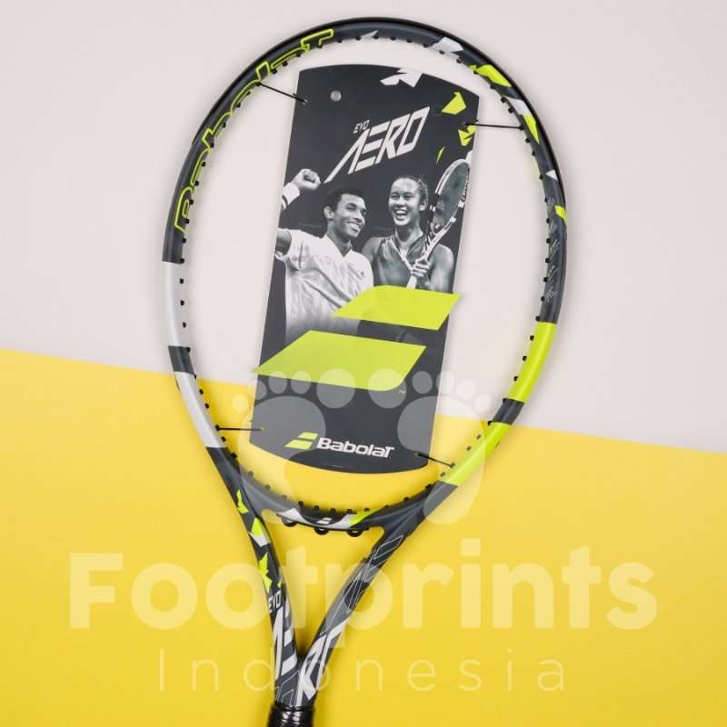 Jual Footprints Indonesia Raket Tenis Babolat Evo Aero 2023 102 Tennis ...