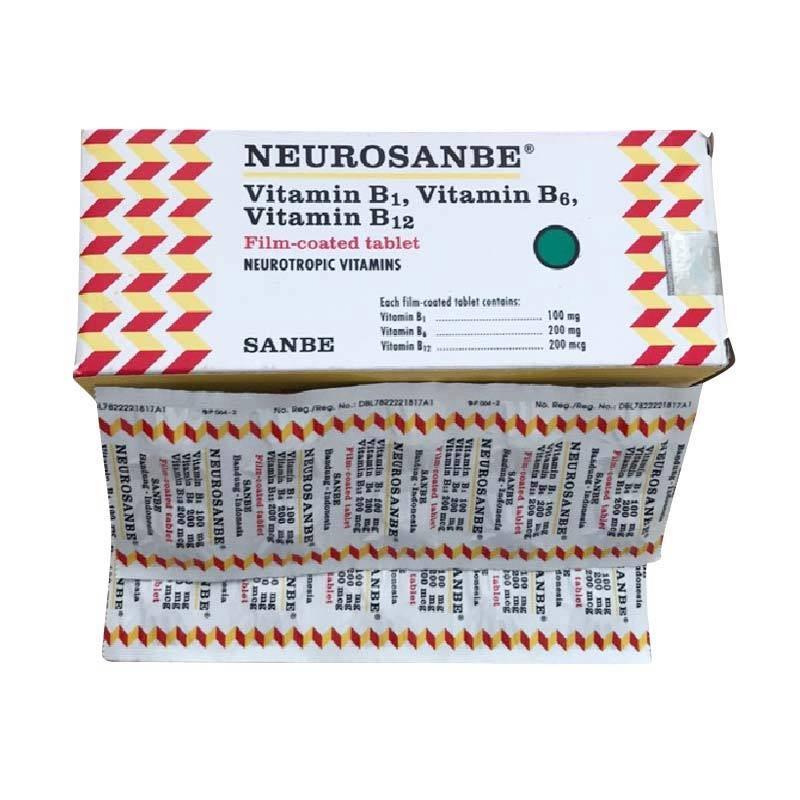 Jual Neurosanbe Multivitamin [1 Strip/10 Tablet] di Seller MOSE Mart ID ...