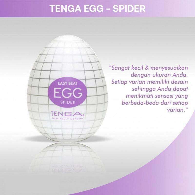 Promo Sex Toys Pria Tenga Egg Original Spider Masturbator Cup Alat Bantu Sex Pria Onani Diskon