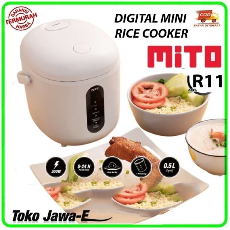 Promo MITO R11/RICE COOKER MITO DIGITAL MINI 4in1 Kapasitas 0,5 Liter