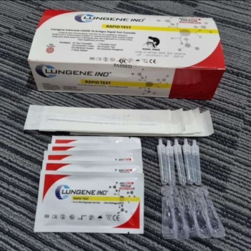 Jual Swab Test Antigen Lungene Merah Putih Kemenkes // Alat Swab