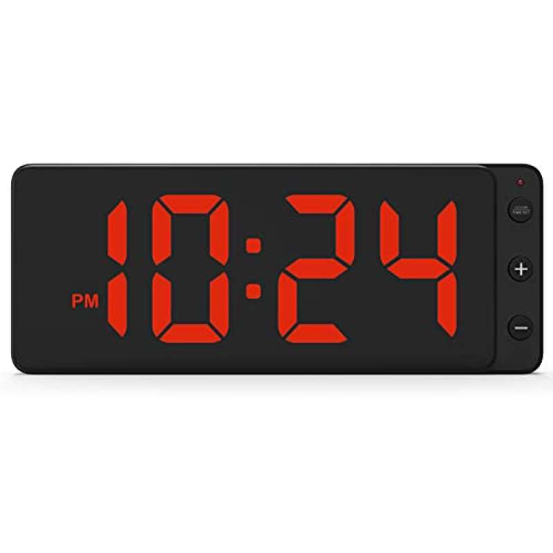Jual LED Digital Wall Clock with Large Display, Big Digits, Auto ...