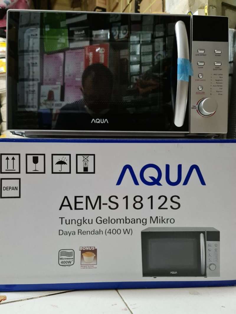 Jual Aqua Aems1812s Microwave Oven Low Watt Di Seller Niagaraa Kebon