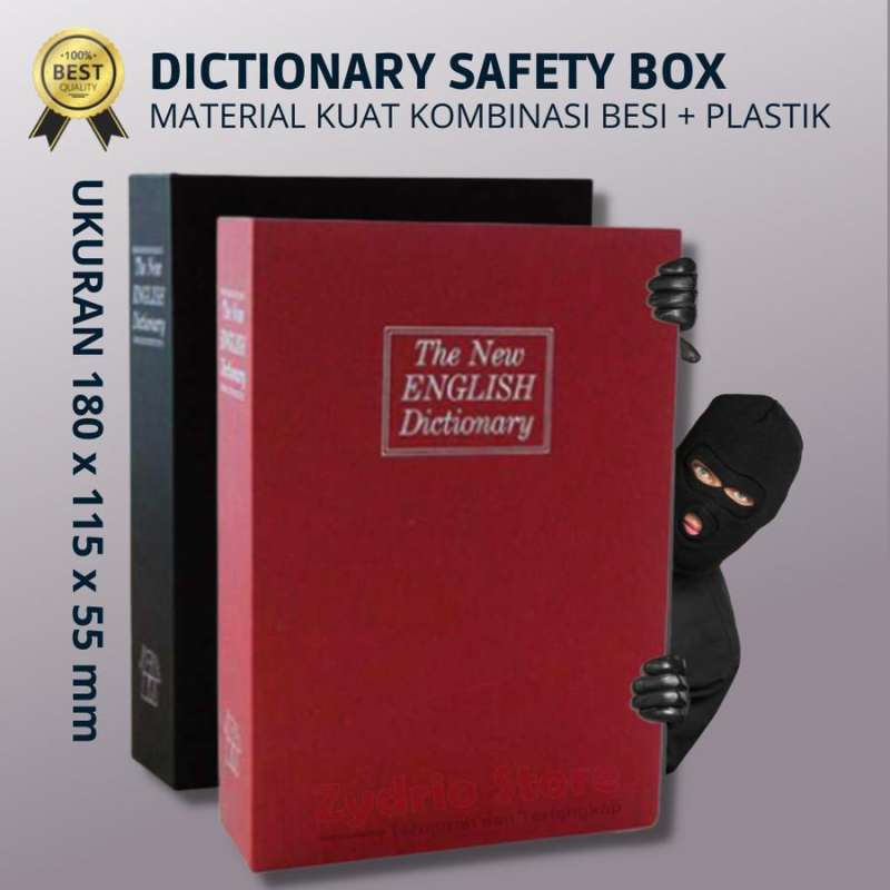 Jual Brankas Buku Besi / Safety Box Brankas Mini Brangkas Safe Deposit