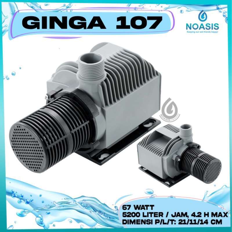 Promo POMPA AQUARIUM CELUP WATER PUMP GINGA GA 107 GA107 LOW WATT