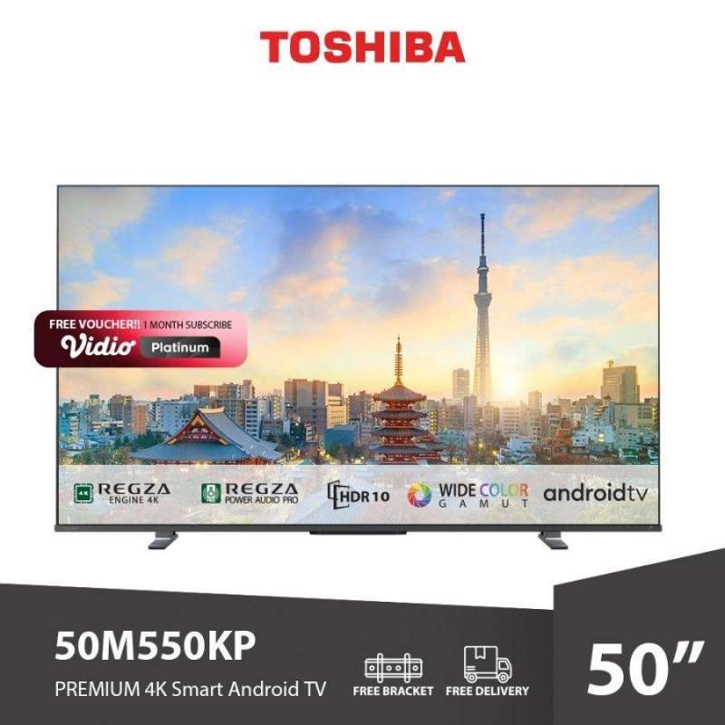Jual Toshiba Premium 4k Uhd Smart Android Tv 50 Inch 50m550 / 50m550kp ...