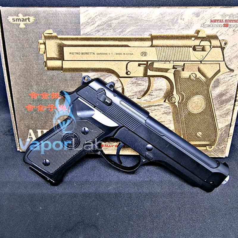 Jual Mainan Anak Pistol K117d Bereta M92 Spring Action Alloy Toy Gun