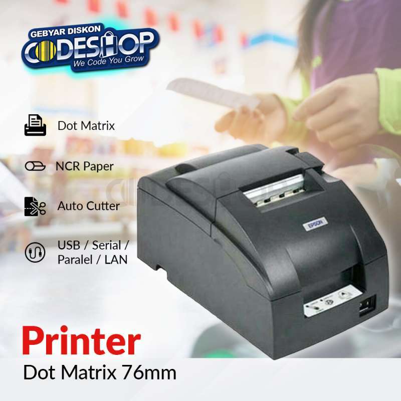 Jual Epson Tmu220b Printer Kasir Dot Matrix Auto Cutter Di Seller