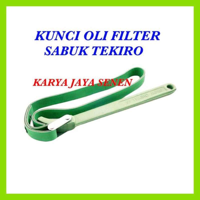 Jual Kunci Pembuka Filter Oli /Oil Filter Wrench 9 Tekiro Model Sabuk