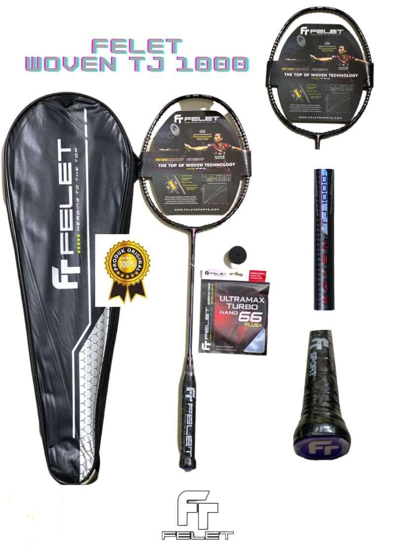Jual Raket Badminton Felet Woven Tj 1000 Original Di Seller Kenz Sports
