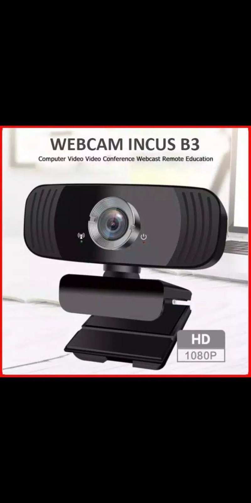 Promo Best cam Full HD 1080P 60Fps B3 Incus Kamera PC Laptop  Cam