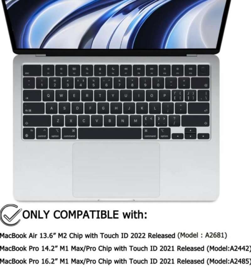 Jual SILICONE KEYBOARD PROTECTOR MACBOOK PRO 14 16 INCH A2442 A2485