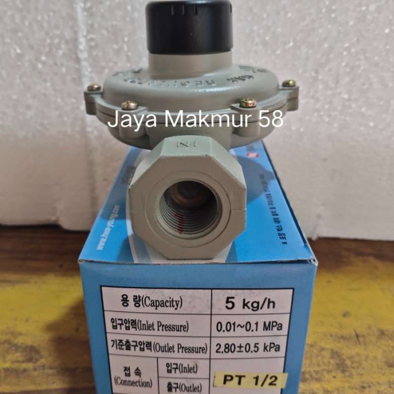 Jual hwa young regulator low pressure 5kg 1/2 X 1/2 inc di Seller