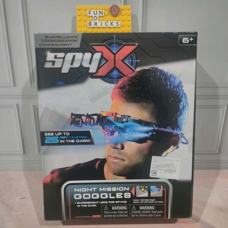 Promo SPY X NIGHT MISSION GOGGLES SPY KIDS TOY LED LIGHT BEAMS SPYX