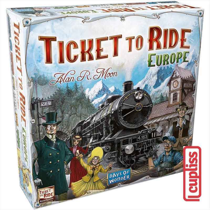 Jual Ticket To Ride Europe Board Game Days of Wonder Original di Seller